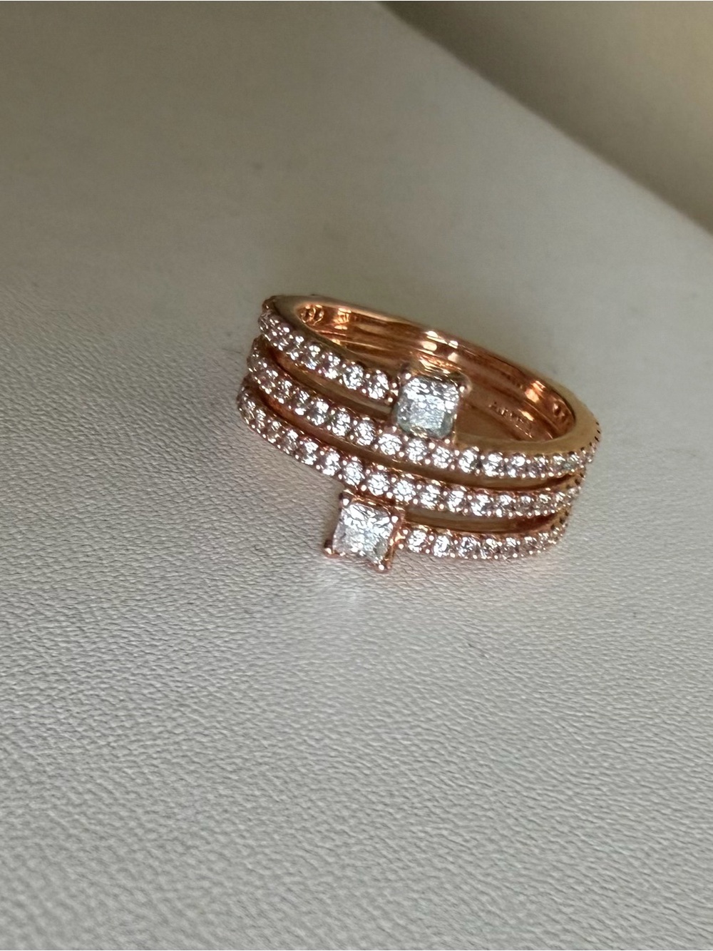 Pandora Triple Spiral Ring - Picture 2 of 4
